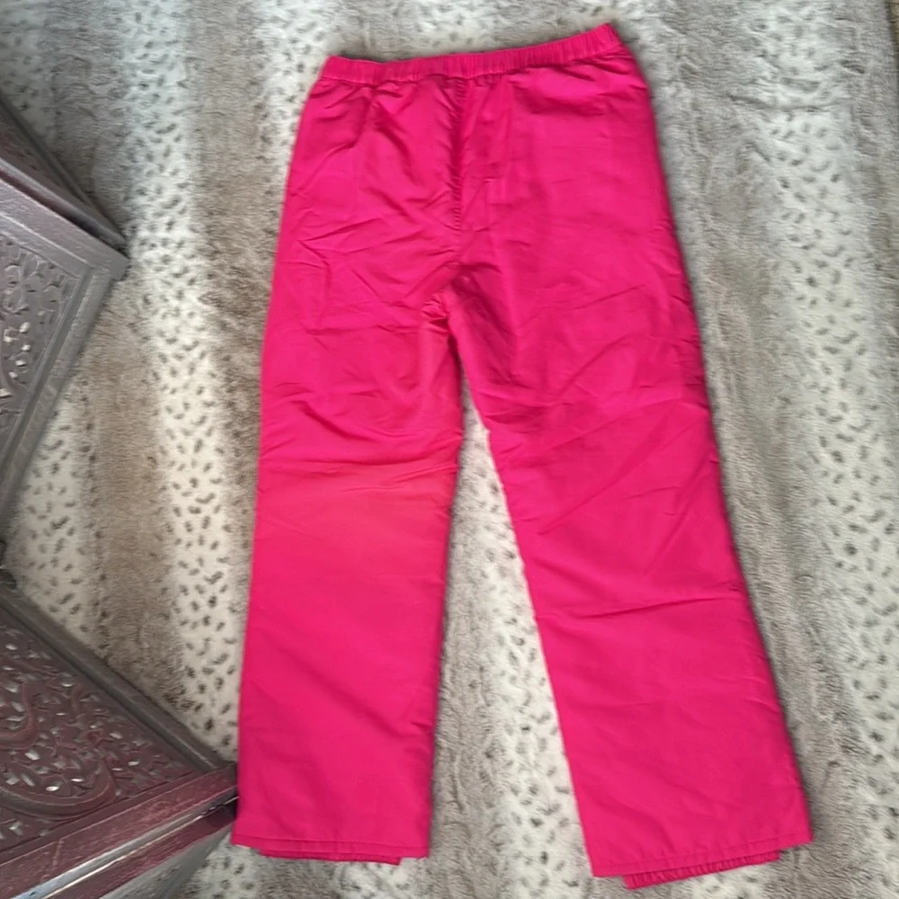 The Children’s Place hot pink puffer ski pants girls size 16 ski outdoor Barbie